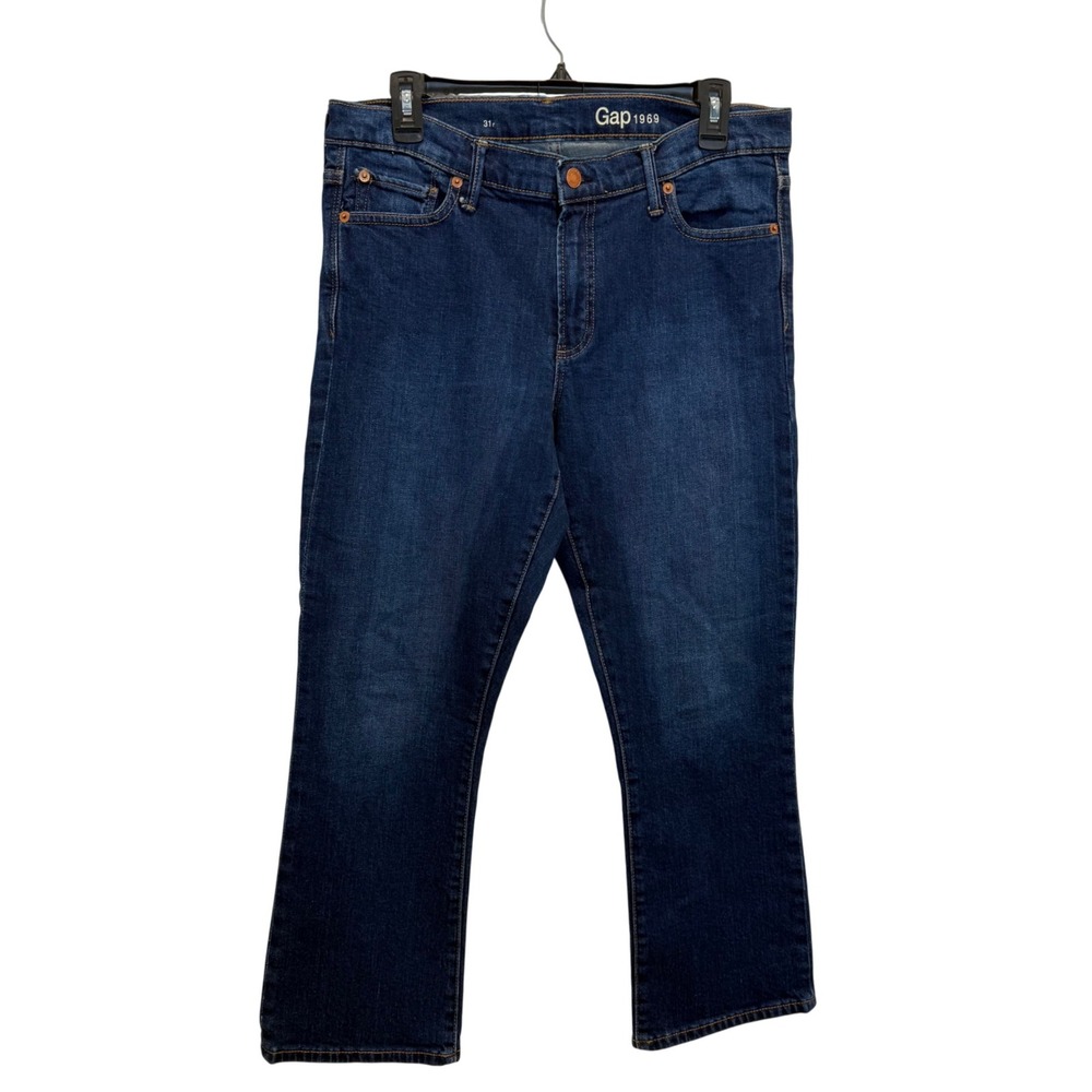 Gap 1969 Women's Dark Wash Bootcut Jeans Size 12 31x25